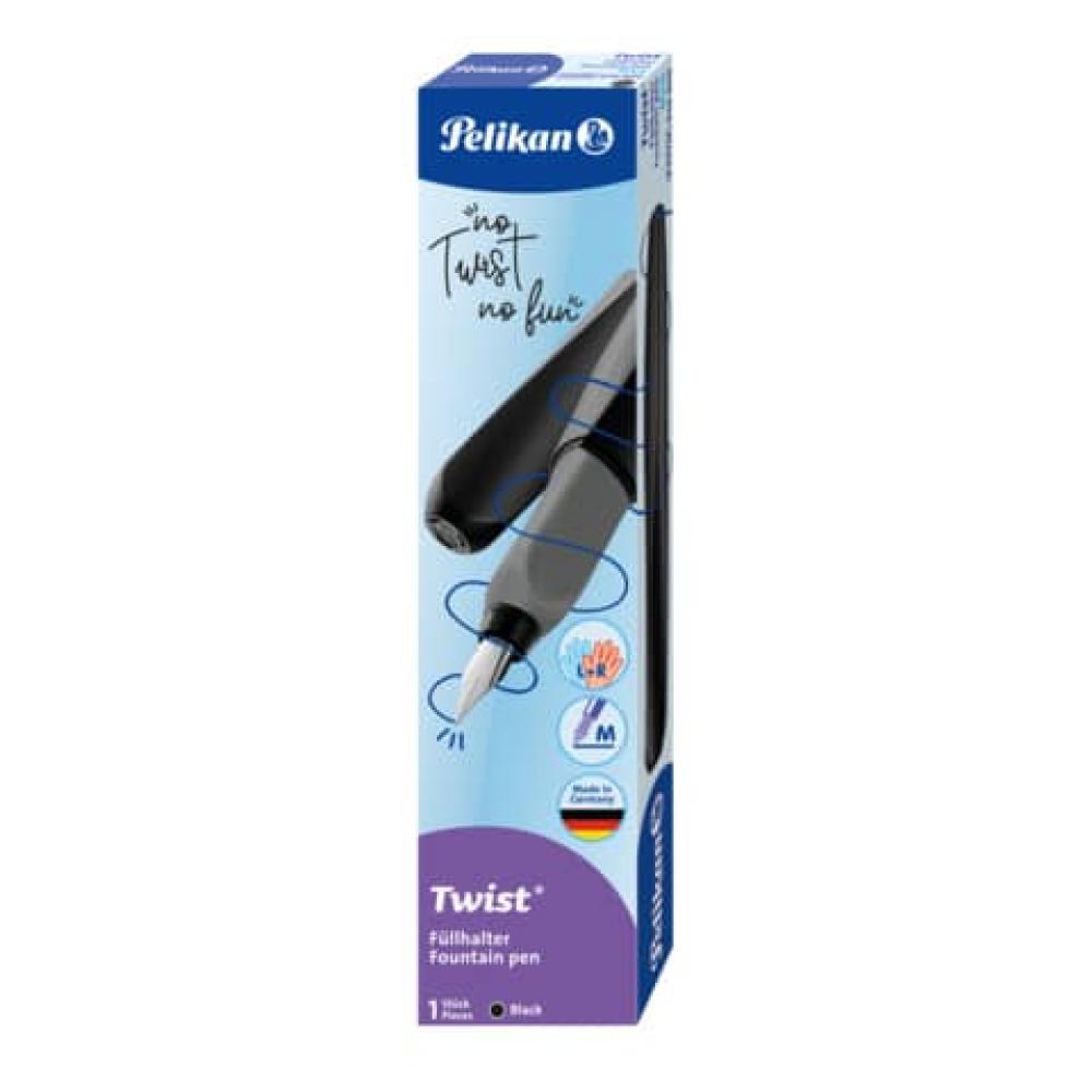 Füller Twist Feder M Black PELIKAN 100435901 (4012700946805)