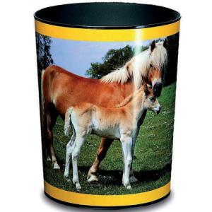 Papierkorb 13 L Pferd u. Fohlen LÄUFER 26557 (4006677265571)
