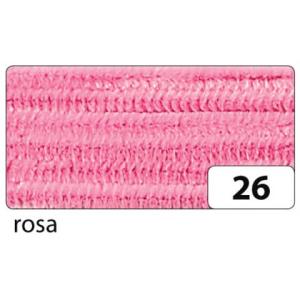 Chenilledraht 8 mm 10 Stück rosa FOLIA 77826 (4001868780260)