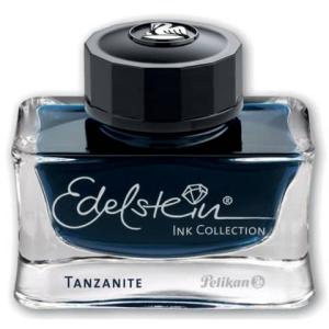 Edelstein Ink 50 ml Glasflacon tanzanite (blau-schwarz) PELIKAN 100436211 (4012700339225)