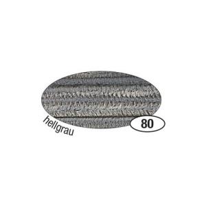 Chenilledraht 8 mm 10 Stück hellgrau FOLIA 77880 (4001868780802)