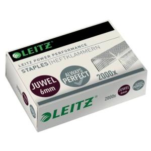 Heftklammern Juwel 6 mm 2000 Stück verzinkt Leitz 5642-00-00 (4002432396702)
