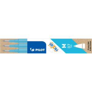 Tintenrollermine FriXion BLS-FR7 0,4 mm hellblau 3er Pack PILOT BLS-FR7-LB-S3 (4902505356100)