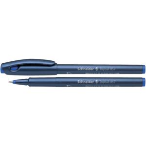 Tintenroller Topball 857 stahlblau blau 0,6 mm mit Kappe SCHNEIDER SN8573 (4004675085733)