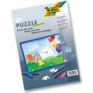 Puzzle 35tlg. A4, blanko weiß FOLIA 2332 (4001868024326)