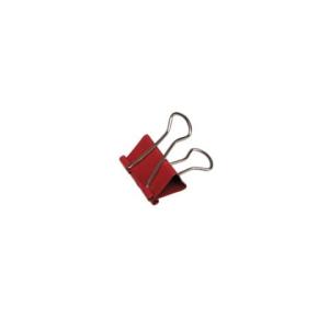 Foldback-Klammern 19 mm Klemmvolumen 7 mm rot 12 Stück MAUL 21419 25 (4002390008617)