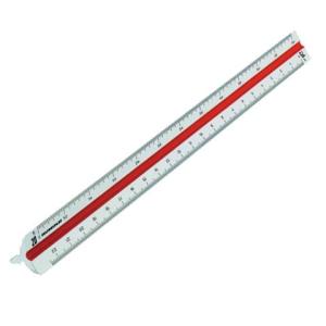 Präzisions-Dreikant-Maßstäbe 160 30, berufsschule 2 RUMOLD 160/2/30 (4012108007207)