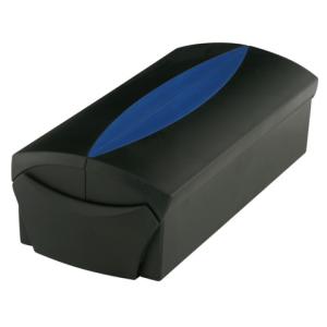 Visitenkartenbox VIP-Set für 500 Visitenkarten Box+Etui schwarz-blau HAN 2000-34 (4012473200036)