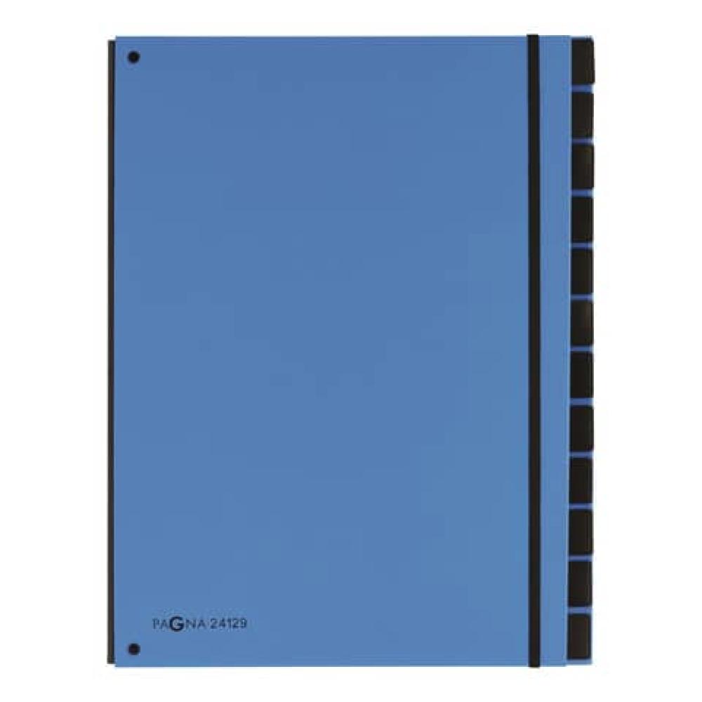 Pultordner Trend 12 Fächer Eckspanngummi hellblau PAGNA 24129-13 (4013951007185)