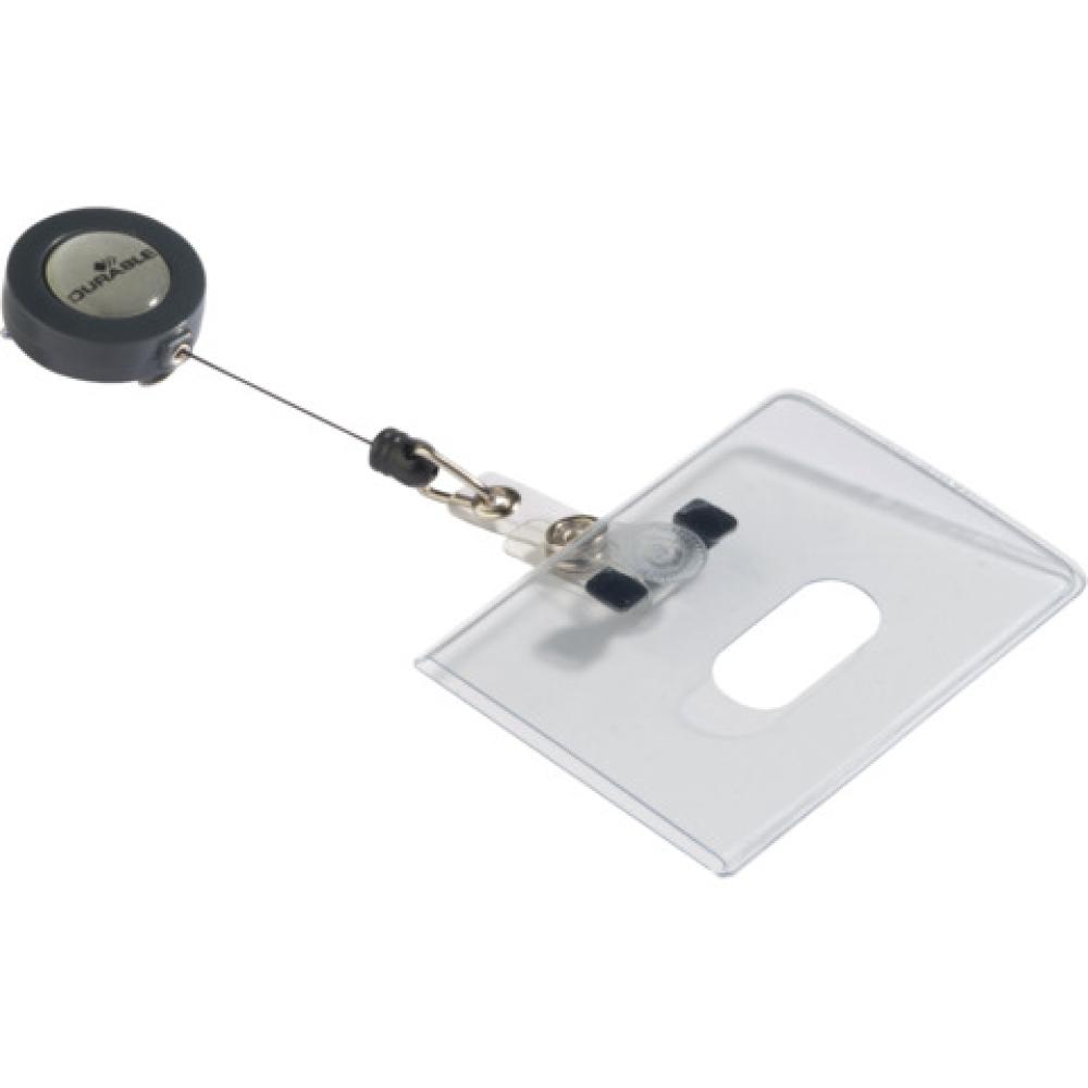 10 Durable Namensschilder Mit Clip 8,5 X 5,4 Cm 8016 19 (4005546804187)