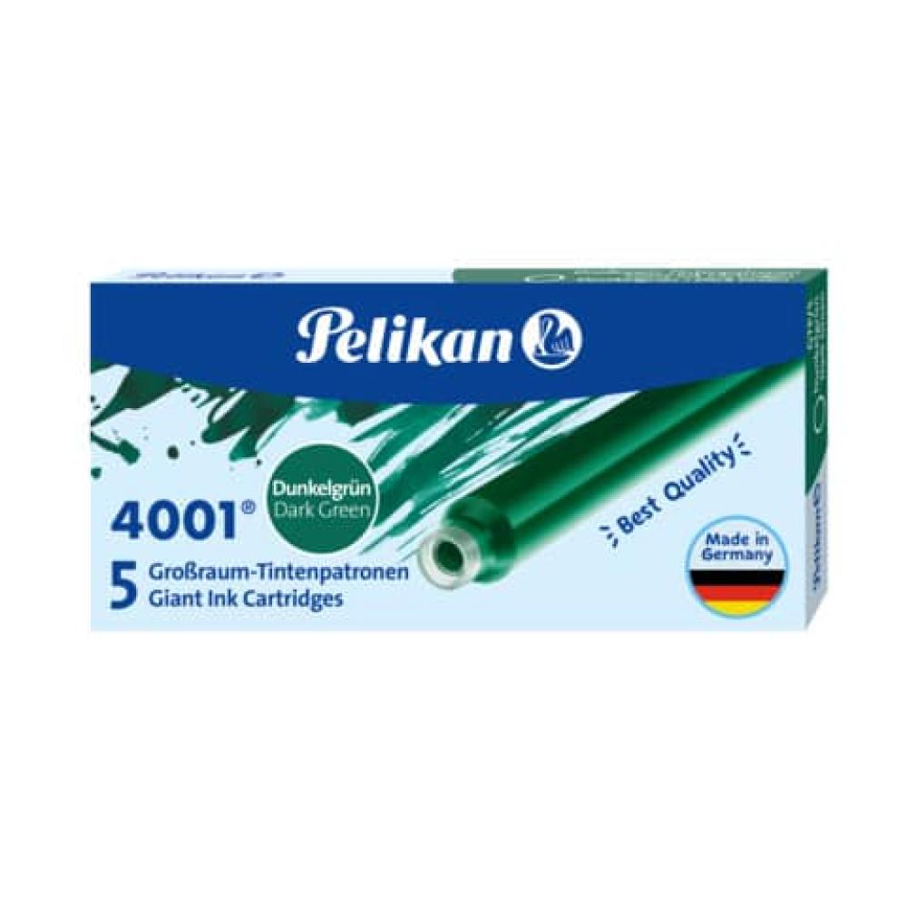 Tintenpatrone 4001 GTP 5 dunkelgrün 5 Patronen PELIKAN 300004043 (4012700300072)