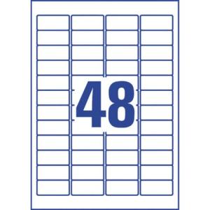 960 Avery Zweckform Power-etiketten L7873-20 Weiß 45,7 X 21,2 Mm (4004182070055)