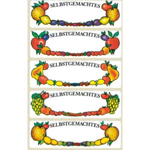 Z-Design Marmeladen Etiketten Obstrahmen 3 Bogen 15 Etiketten AVERY ZWECKFORM 3712 (4004182037126)