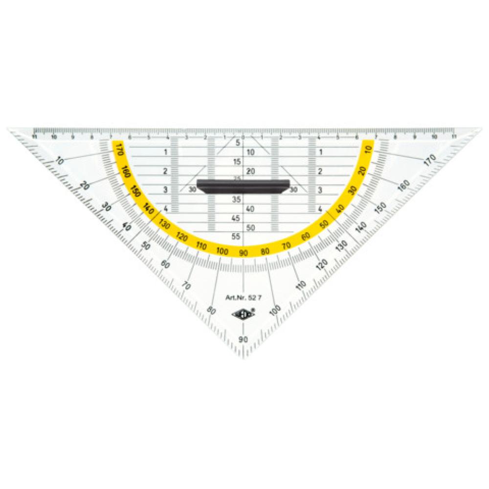 Geometrie-Dreieck 250 mm mit abnehmbarem Griff WEDO 52 7 (4003801035994)
