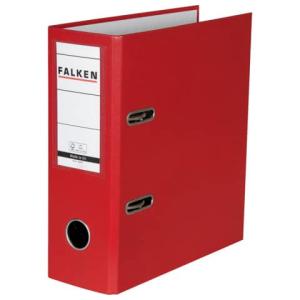Ordner A5 hoch 80mm PP-Folie rot Falken 11285657 (4014481085193)