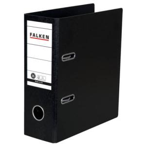 Ordner A5 hoch 80mm Hartpappe schwarz Falken 11285830 (4014481085247)