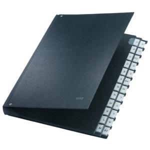5924 Pultordner A-Z 24 Fächer PP schwarz Leitz 5924-00-95 (4002432311750)