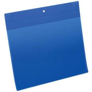 Kennzeichnungstasche magnetisch A4 quer PP dokumentenecht dunkelblau 10 Stück DURABLE 1748 07 (4005546109077)