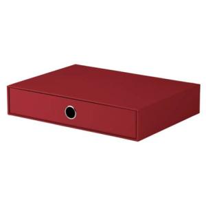 Schubladenbox SOHO einzel Schublade für A4, rot RÖSSLER 1524452360 (4014969257913)