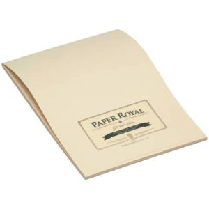 Paper Royal Briefblock DIN A4, 40 Blatt chamois geripptes Feinpapier veredelt RÖSSLER 2002831008 (4014969488447)