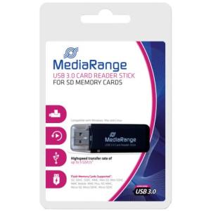 USB 3.0 Speicherkartenlese-Stick schwarz MEDIARANGE MRCS507 (4260459610342)