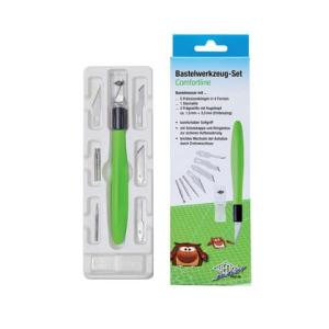 Bastelmesser-Set grün schwarz WEDO 78 72199 (4003801851488)
