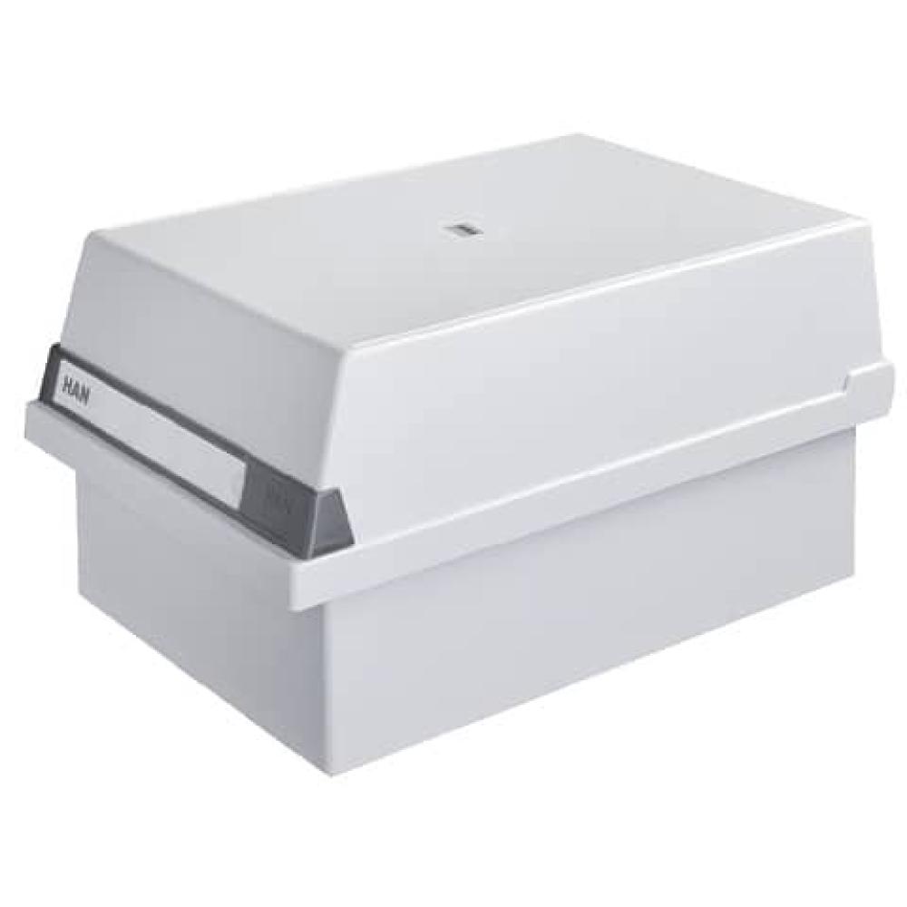 Karteikasten A5 quer für 1300 Karten lichtgrau HAN 955-11 (4012473955110)
