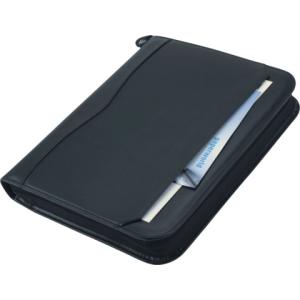 Ringbuchmappe REGGIO A4, Lederimität schwarz ALASSIO 30027 (4021068300273)