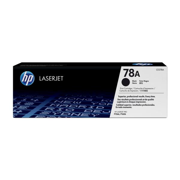 Toner 78A für LaserJet Pro P1560/ P1600, schwarz hp CE278A (0884420588702)
