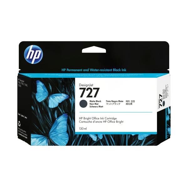Hp 727 (b3p22a) Matt Schwarz Druckerpatrone (0887111963772)