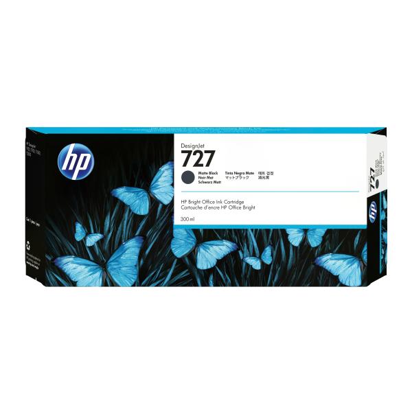 Hp 727 (c1q12a) Schwarz Matt Druckerpatrone (0887758278048)