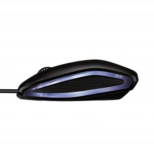 Cherry Gentix Corded Optical Illuminated Mouse Maus Kabelgebunden Schwarz JM-0300 (4025112074264)