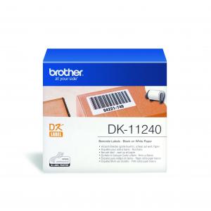 Brother Etikettenrolle Für Etikettendrucker Dk11240 Weiß, 102,0 X 51,0 Mm, 1 X 600 Etiketten (4977766646321)
