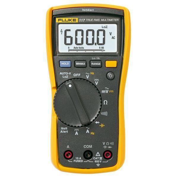 Fluke 117 Digitalmultimeter FLUKE-117 EUR mit Spannungspr³fer 2583647 (0095969344852)