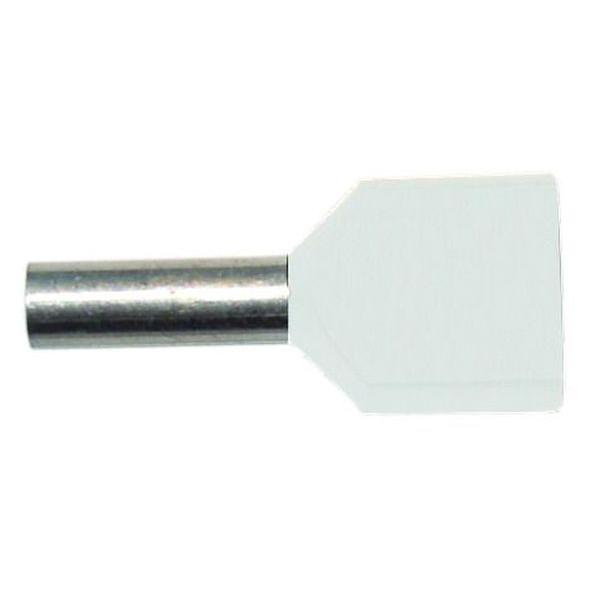 PAEH 050D/8 Aderendh. doppelt 2x0,50mm² PROTEC.CLASS Aderendh³lsen 2x0,50mm? weiss PAEH 050D/8-1 (4016705115396)