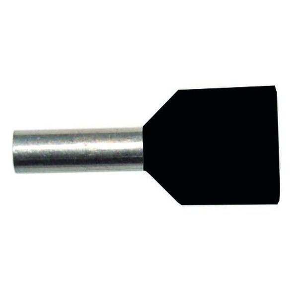 PAEH 150D/8 Aderendh.doppelt 2 x 1,5mm² PROTEC.CLASS Aderendh³lsen mm?schwarz PAEH 150D/8-1 (4016705115648)
