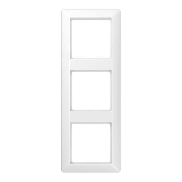 Jung 3-fach Steckdosenrahmen Weiß 22,3 X 8,1 Cm, 1 St. AS583WW (4011377309654)