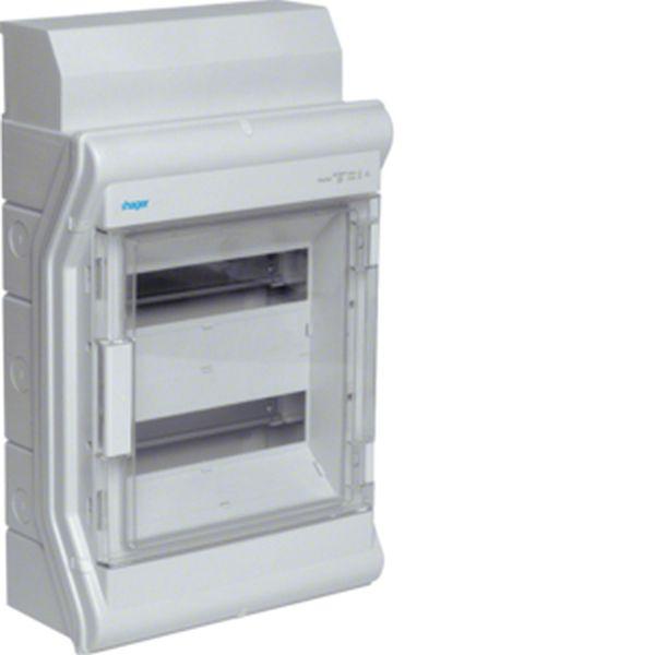 vector IP65 24PLE m.Rangierkanal HAGER VE212DN (3250616455702)
