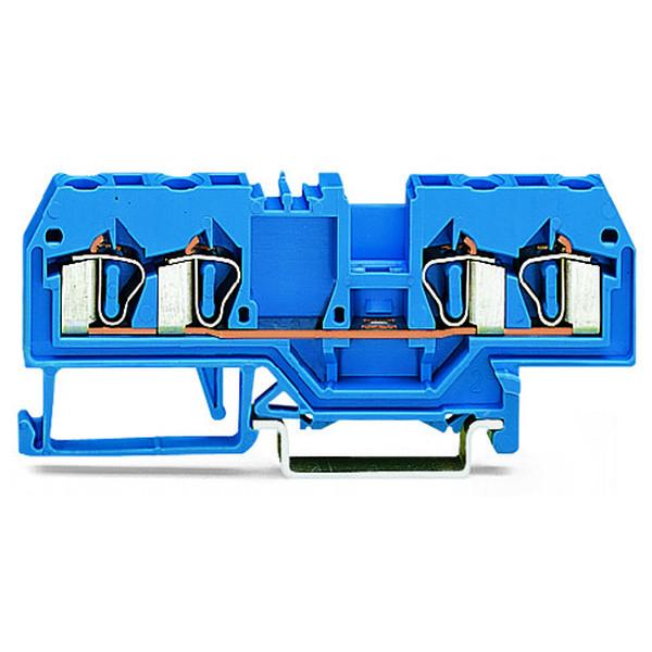 4-LEITER DURCHGANGSKLEMME WAGO BLAU 2,5QMM 280-834 (4044918311427)