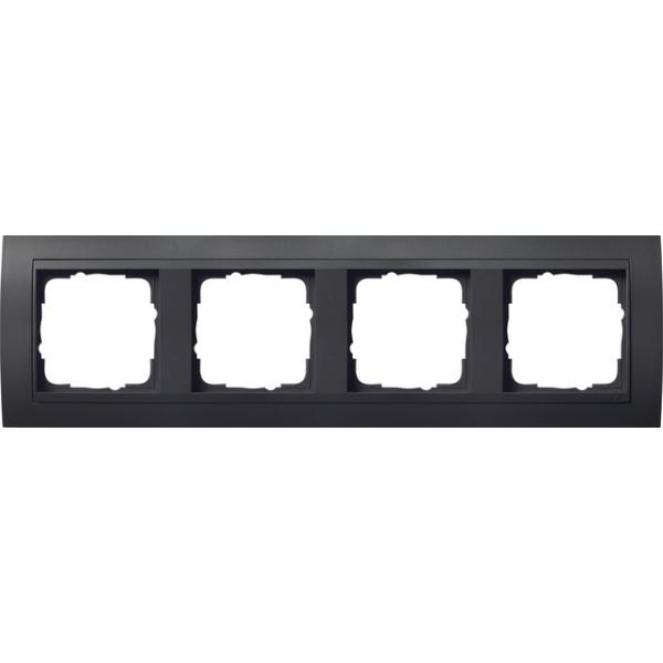 RAHMEN 4-FACH ANTHR GIRA ANTHRAZIT 021408 (4010337214083)