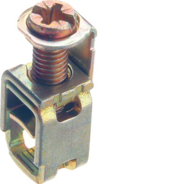 M Erdungsklemme HAGER Erdungsklemme, chromatiert L4187CHRO (4012740254786)