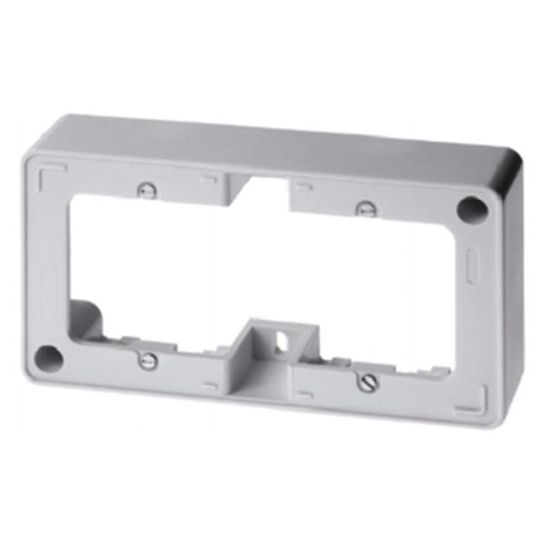 Aufputz-Rahmen 2fach polarweiß BERKER 2-FACH SENKRECHT PW AP 10300069 (4011334175872)