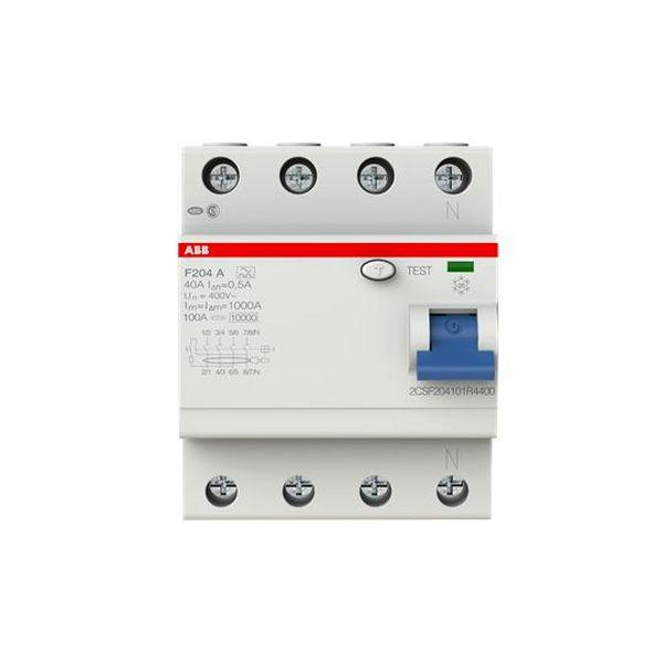 F204A-40/0,5 FI-Schalter 4pol. 40/0,5A ABB F204-40/0,5 COMPACT POL,40/0,5A 2CSF204101R4400 (8012542784104)
