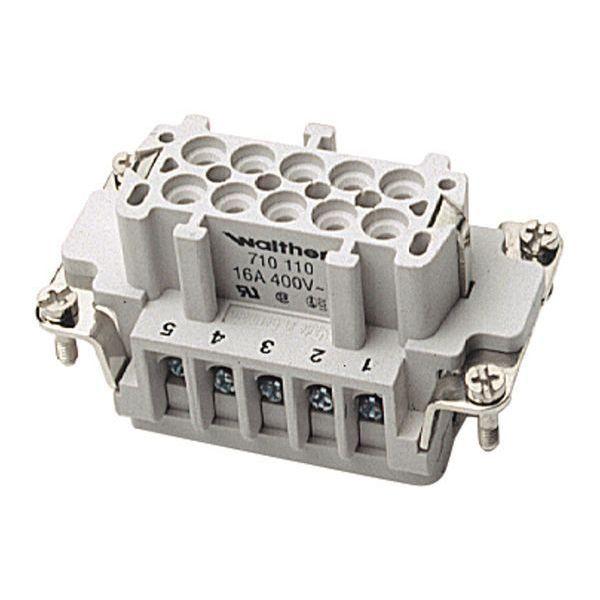 Procon Buchseneinsatz B10 WALTHER 0,5-2,5qmm, 20-14AWG 710110 (4015609027316)