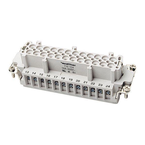 Procon Buchseneinsatz B24 WALTHER 0,5-2,5qmm, 20-14AWG 710124 (4015609027330)