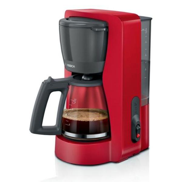 Bosch Tka2m114 Kaffeemaschine Rot, 10/15 Tassen (4242005396962)