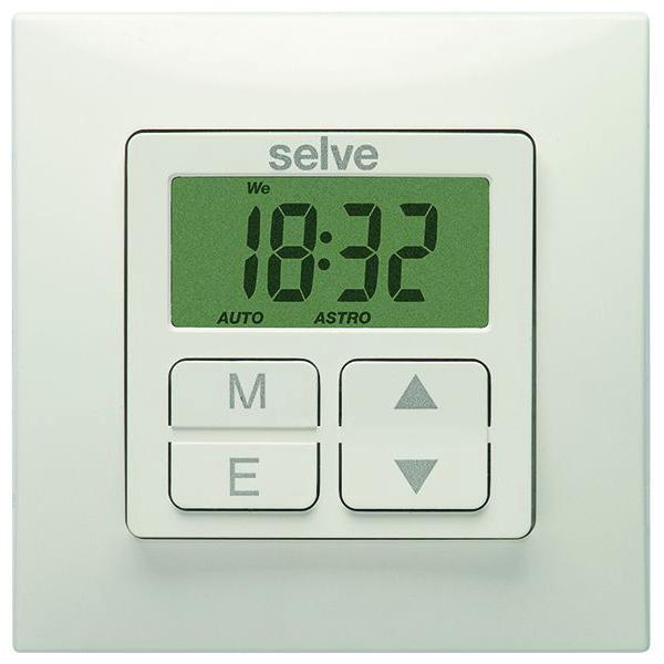 Rollladenuhr mit Astroprogramm SELVE Smarttimer Plu Astroprog. autom. So/Wi 296500 (4039092089804)