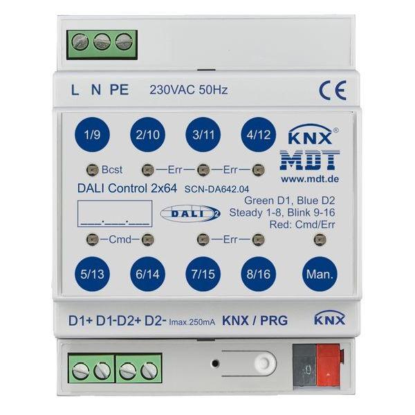 DALI Control 2x64 Gateway MDT Gateway, 4TE, REG SCN-DA642.04 (4251916130725)