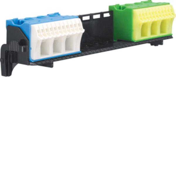 Träger m. 2x14 PE/N-Klemmen QuickC HAGER PE/N-Klemmen,QuickConnect FZ381 (3250612770007)