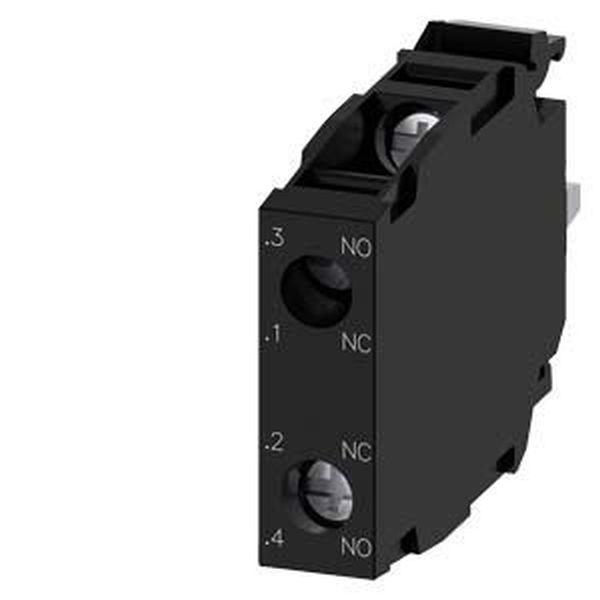 3SU1400-1AA10-1FA0 Kontaktmodul mit 2 Sc SIEMENS Schaltgliedern, 1S+1Ö 3SU14001AA101FA0 (4011209950979)
